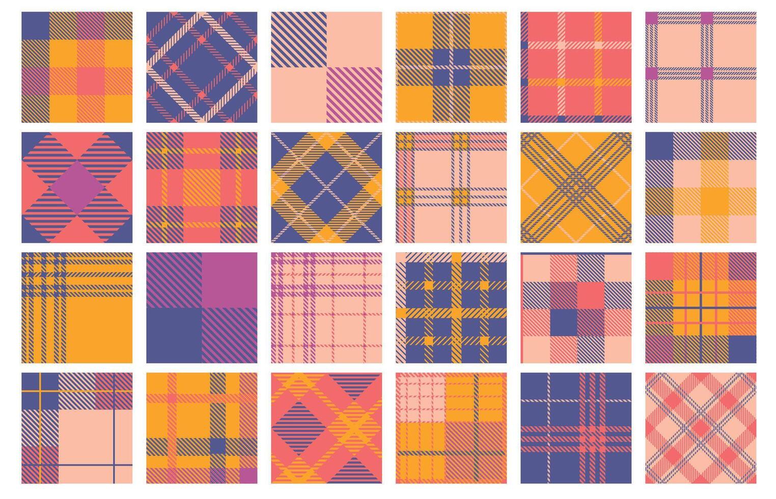 tartan imprimer. sans couture Écossais vérifier modèle, moderne géométrique tweed en tissu pour l'automne hiver mode textile conception. vecteur texture