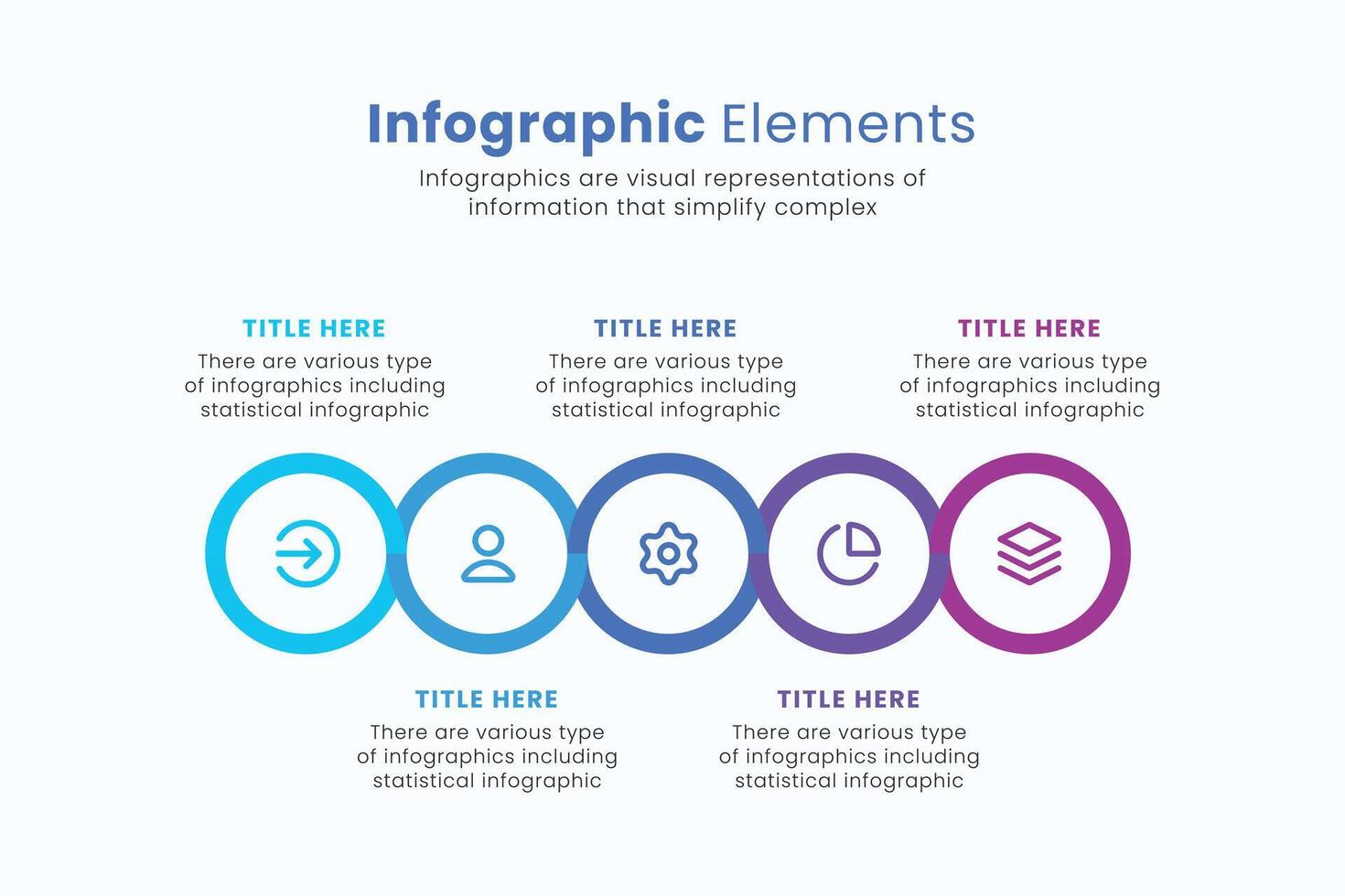 vecteur cercle infographie conception modèle avec Icônes, pouvez être utilisé pour processus schémas, présentations, et flux de travail mise en page.