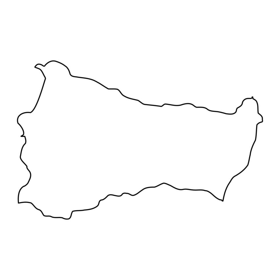 paysandu département carte, administratif division de Uruguay. vecteur illustration.