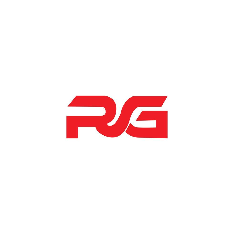 rg Créatif logo et icône conception vecteur