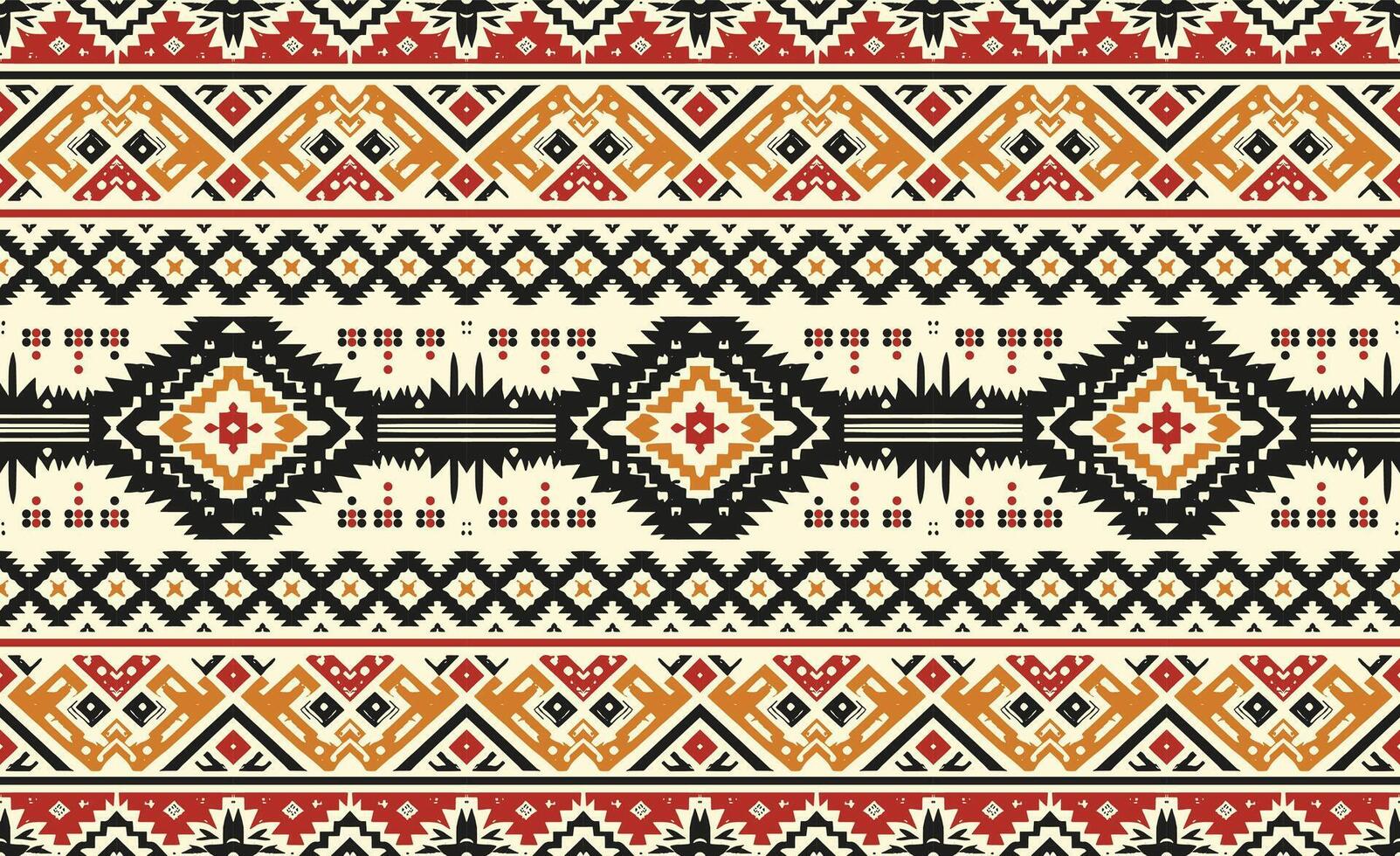 ethnique abstrait ikat art. sans couture modèle dans tribal, populaire broderie, et mexicain style. aztèque géométrique art ornement imprimer. conception pour tapis, fond d'écran, vêtements, emballage, tissu, couverture, textile vecteur