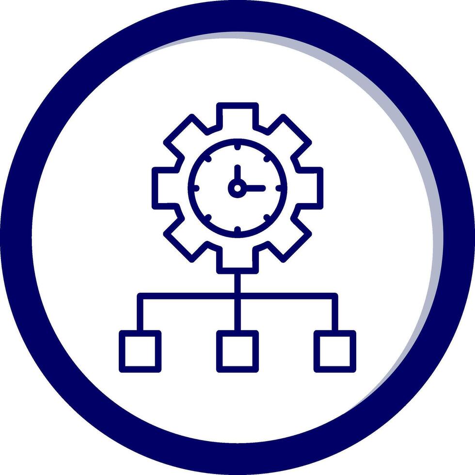 icône de vecteur de gestion du temps