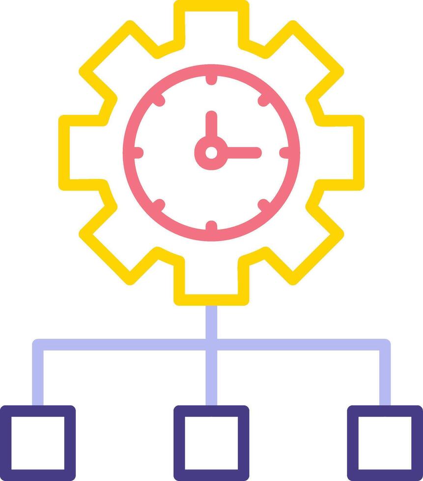 icône de vecteur de gestion du temps