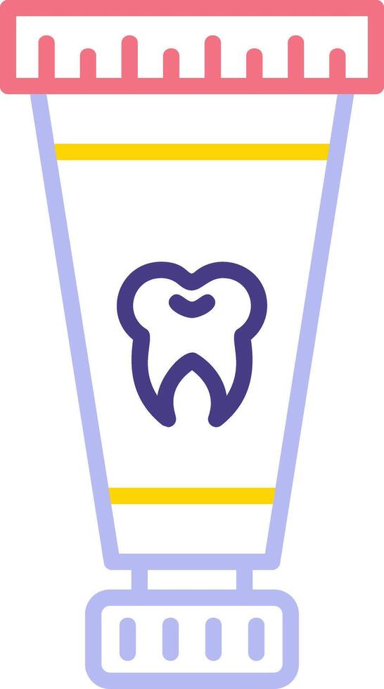 icône de vecteur de dentifrice