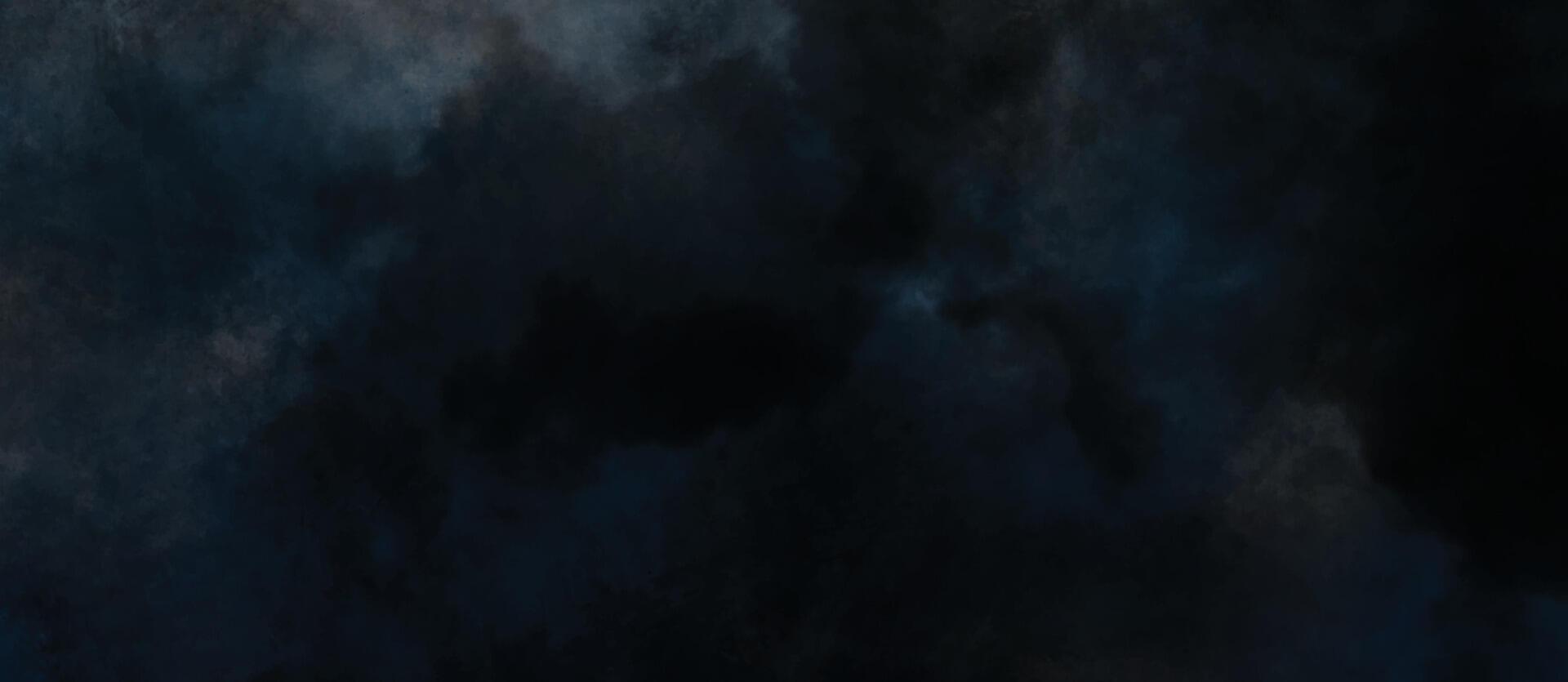 foncé bleu aquarelle Contexte. noir bleu grunge texture. vecteur