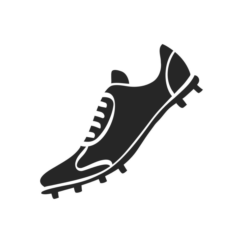 main tiré football chaussure vecteur illustration