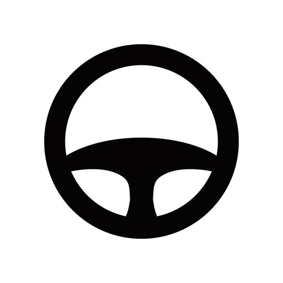 pilotage roue icône vecteur. machine contrôle illustration signe. diriger symbole ou logo. vecteur
