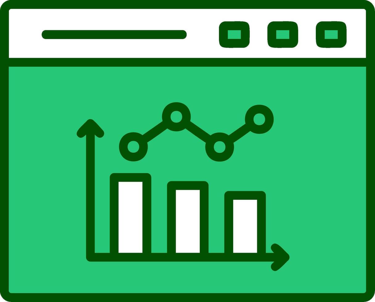 icône de vecteur de graphique à barres