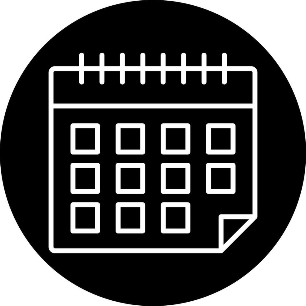 icône de vecteur de calendrier
