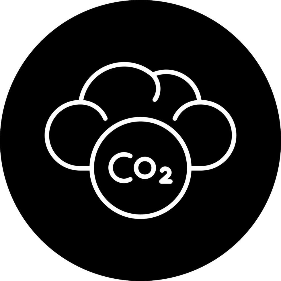 icône de vecteur de co2