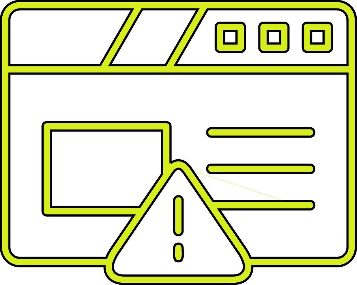 icône de vecteur de page Web