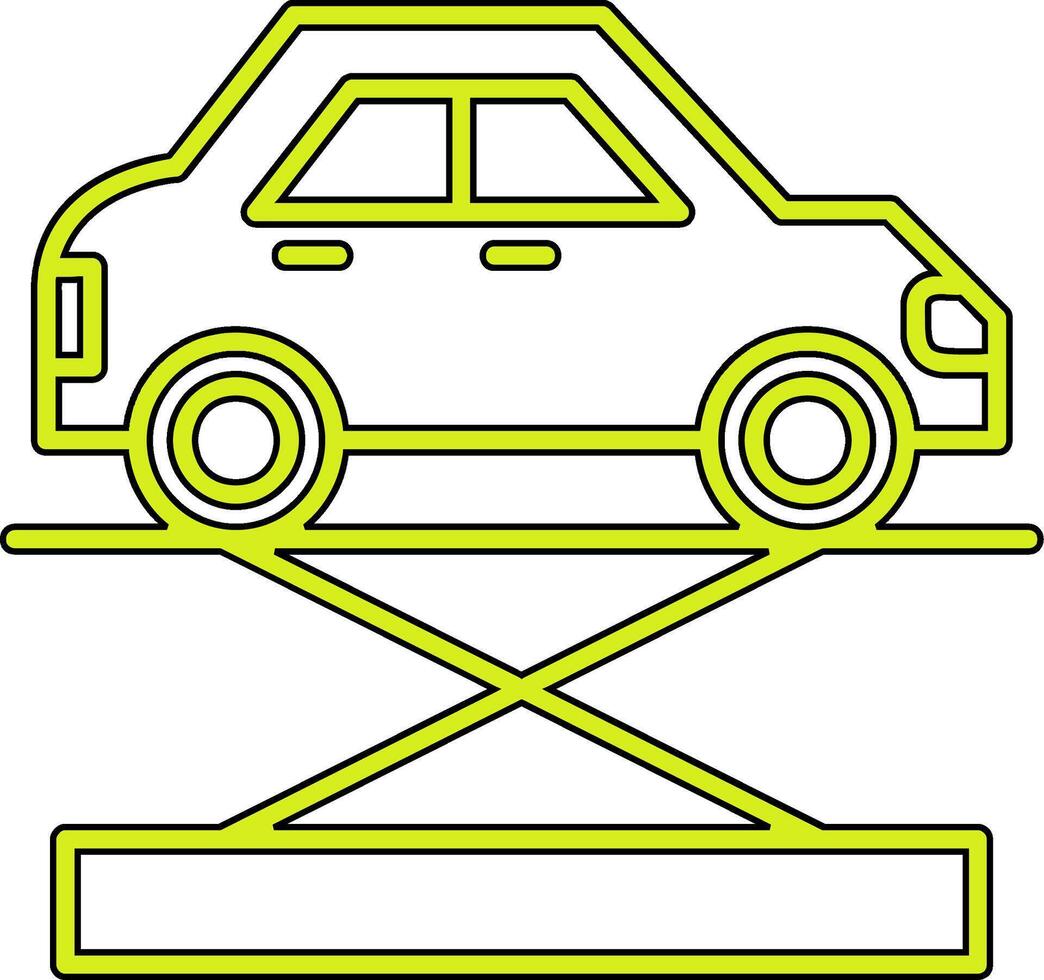 icône de vecteur de cric de voiture