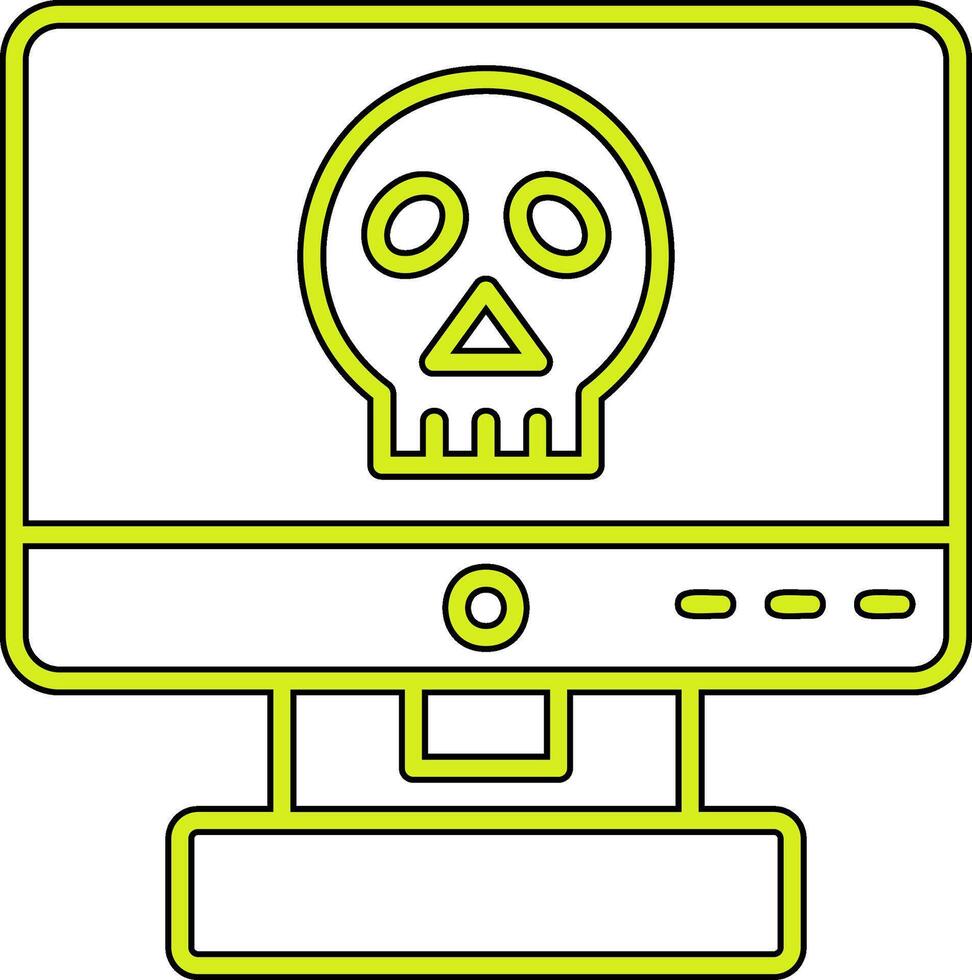 icône de vecteur de piratage informatique