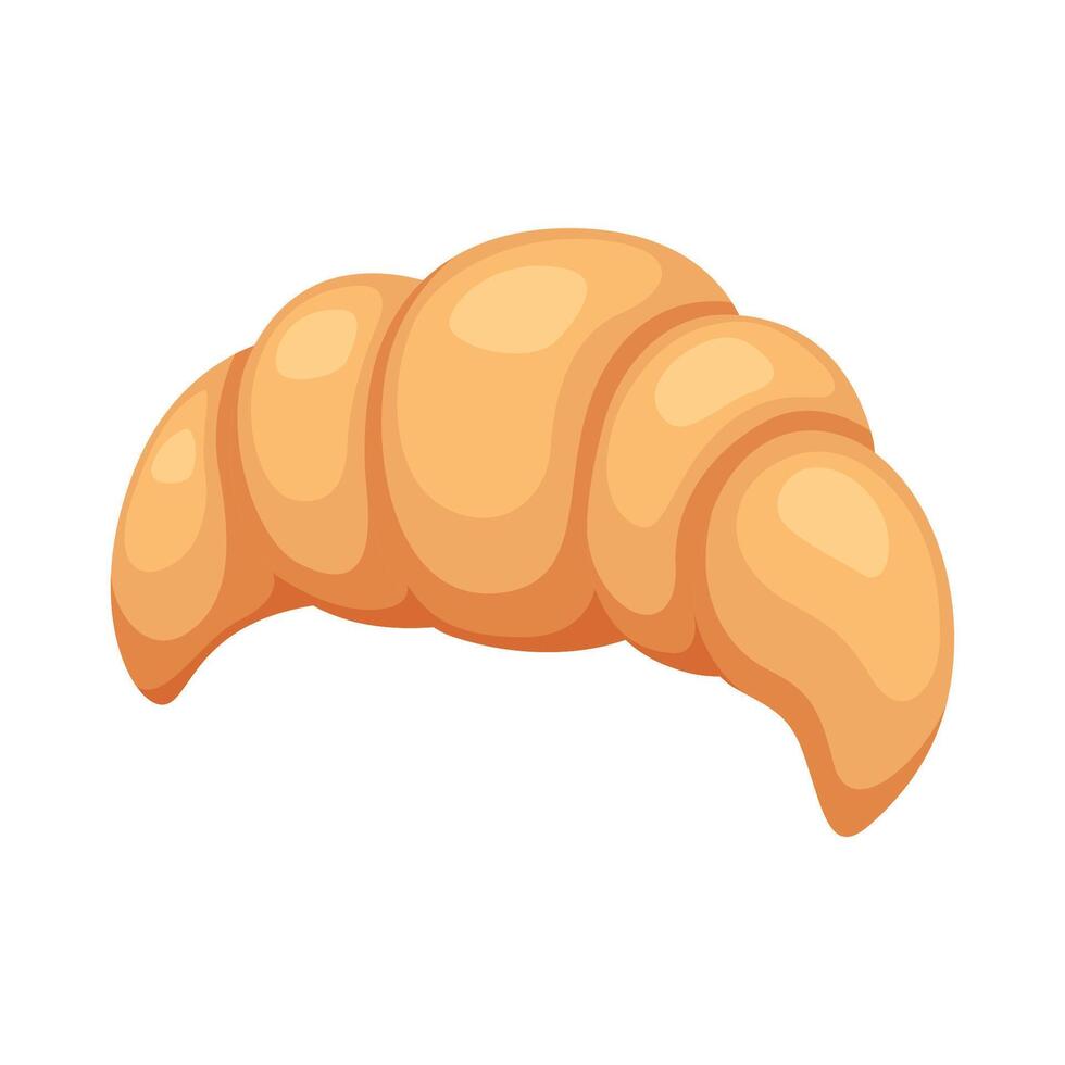 croissant icône illustration. vecteur conception