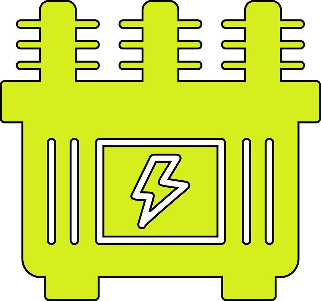 icône de vecteur de transformateur