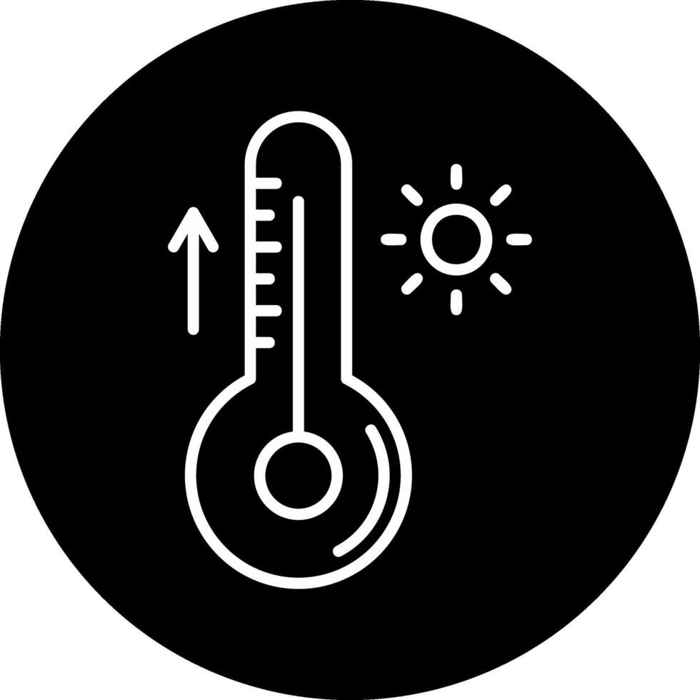 icône de vecteur de thermomètre