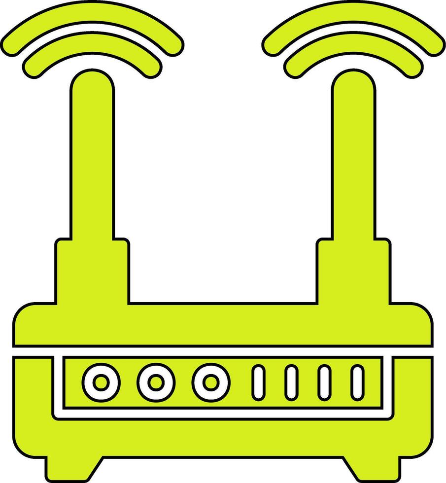 icône de vecteur de routeur wifi