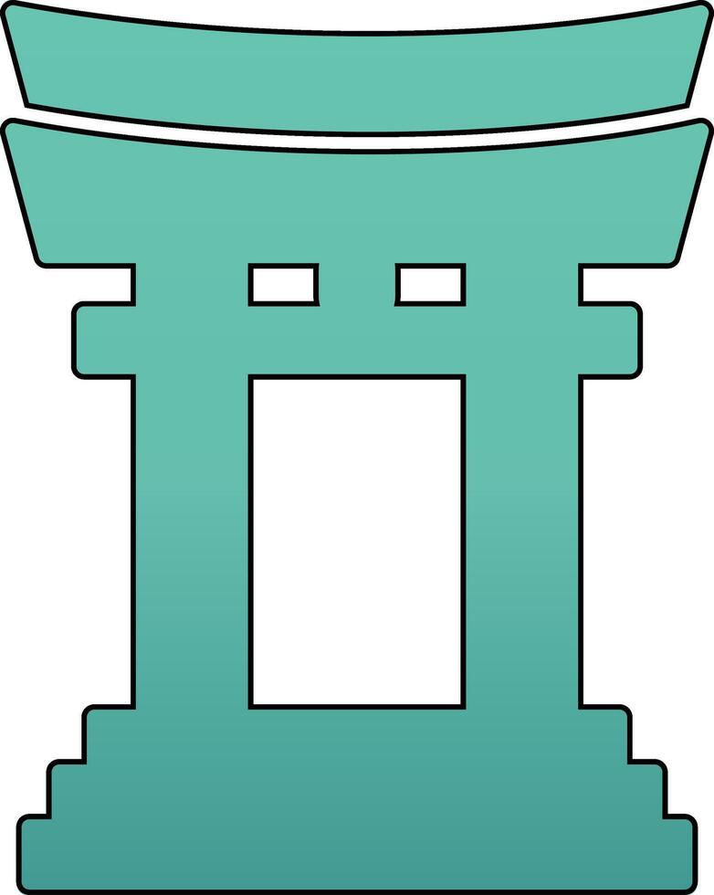 torii porte vecteur icône
