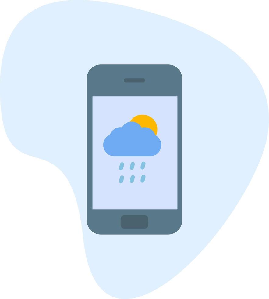 icône de vecteur d'application météo