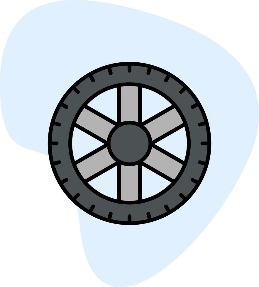 pneu vecteur icône