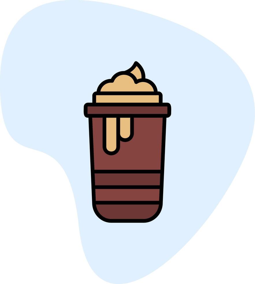 icône de vecteur de chocolat chaud
