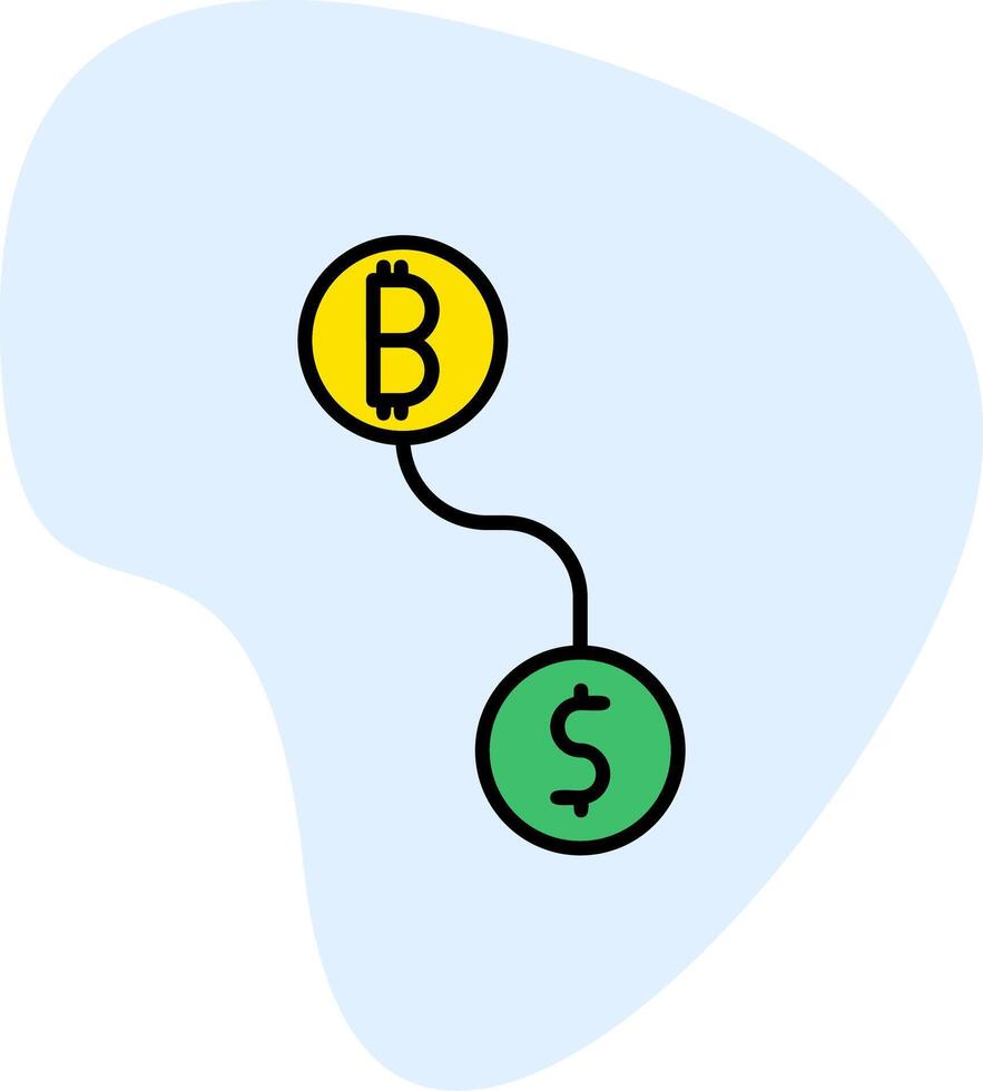 btc conversion vecteur icône