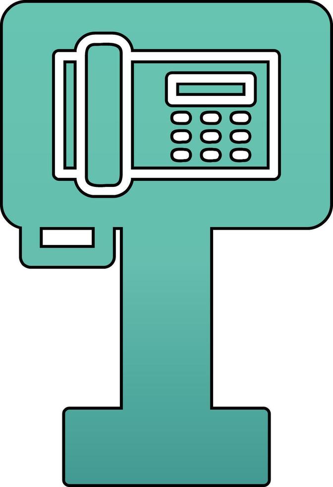 Publique téléphone vecteur icône
