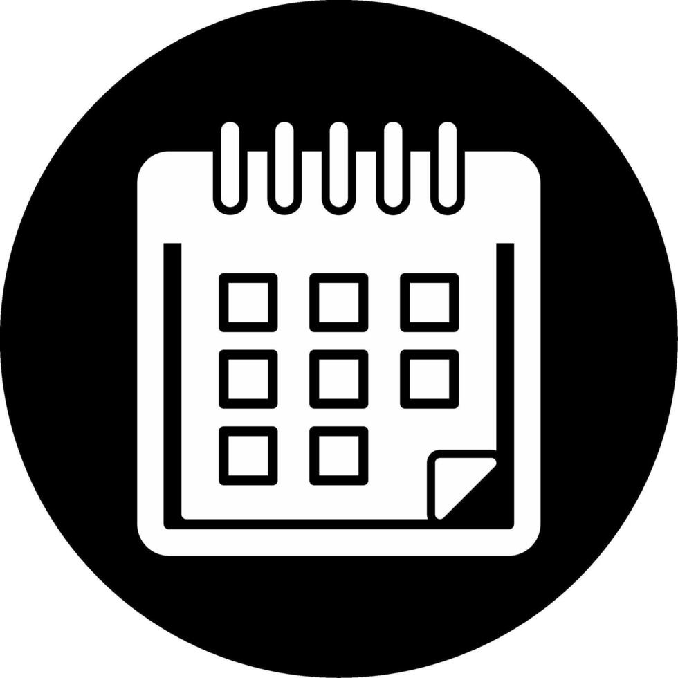 icône de vecteur de calendrier
