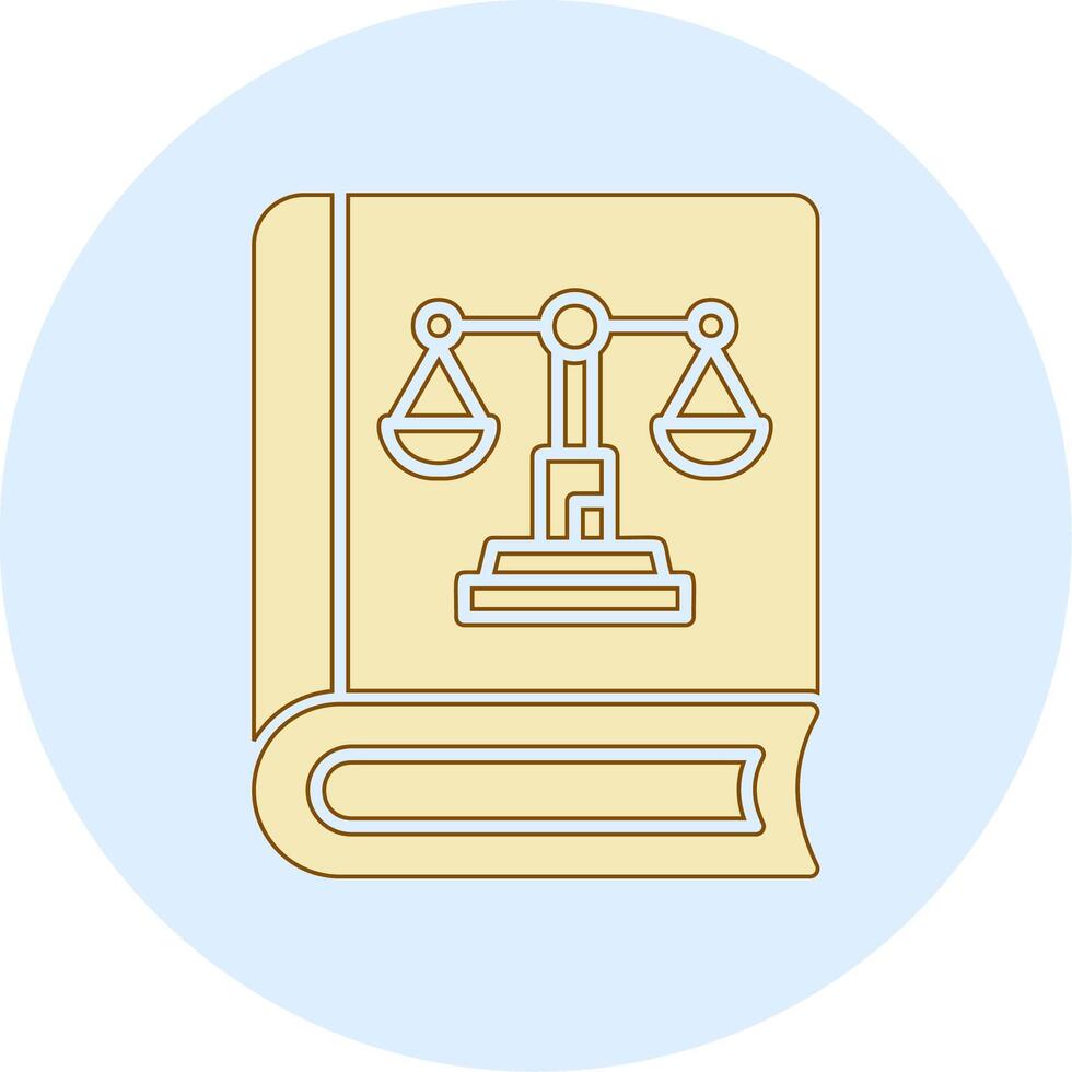 Justice livre vecteur icône