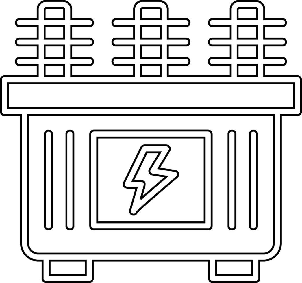 icône de vecteur de transformateur