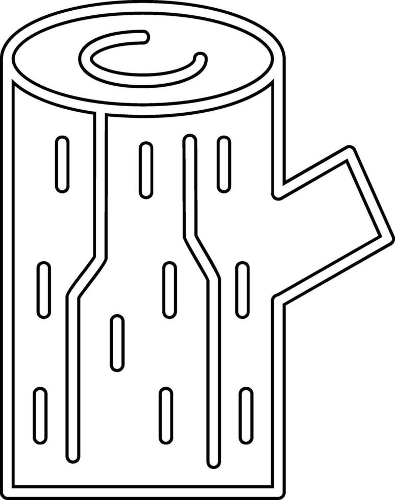 icône de vecteur de bois