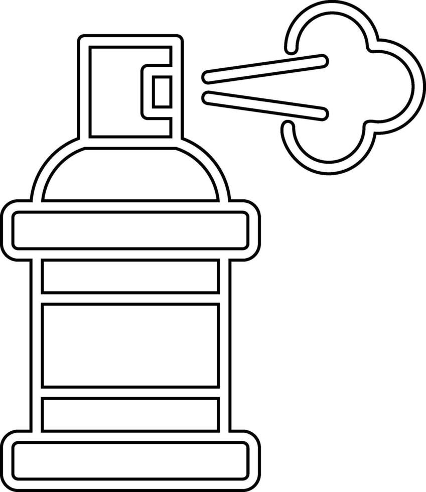 icône de vecteur de peinture en aérosol