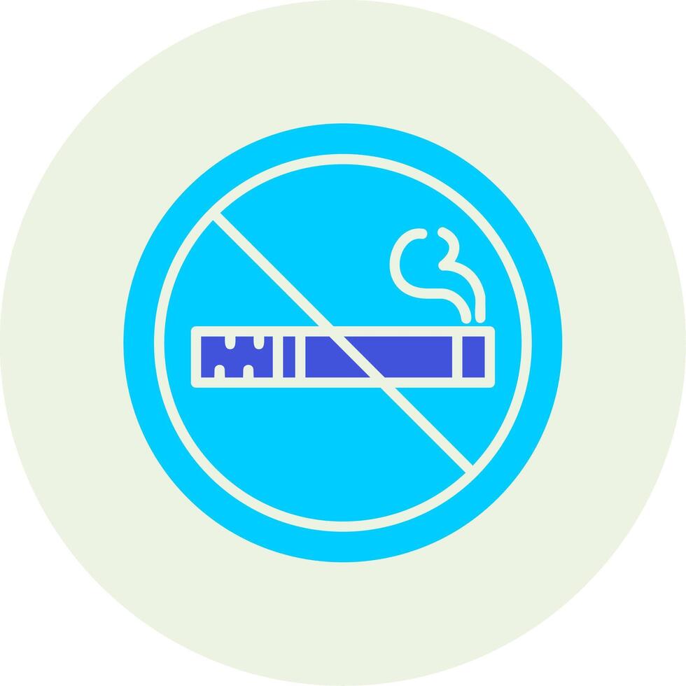 icône de vecteur non fumeur