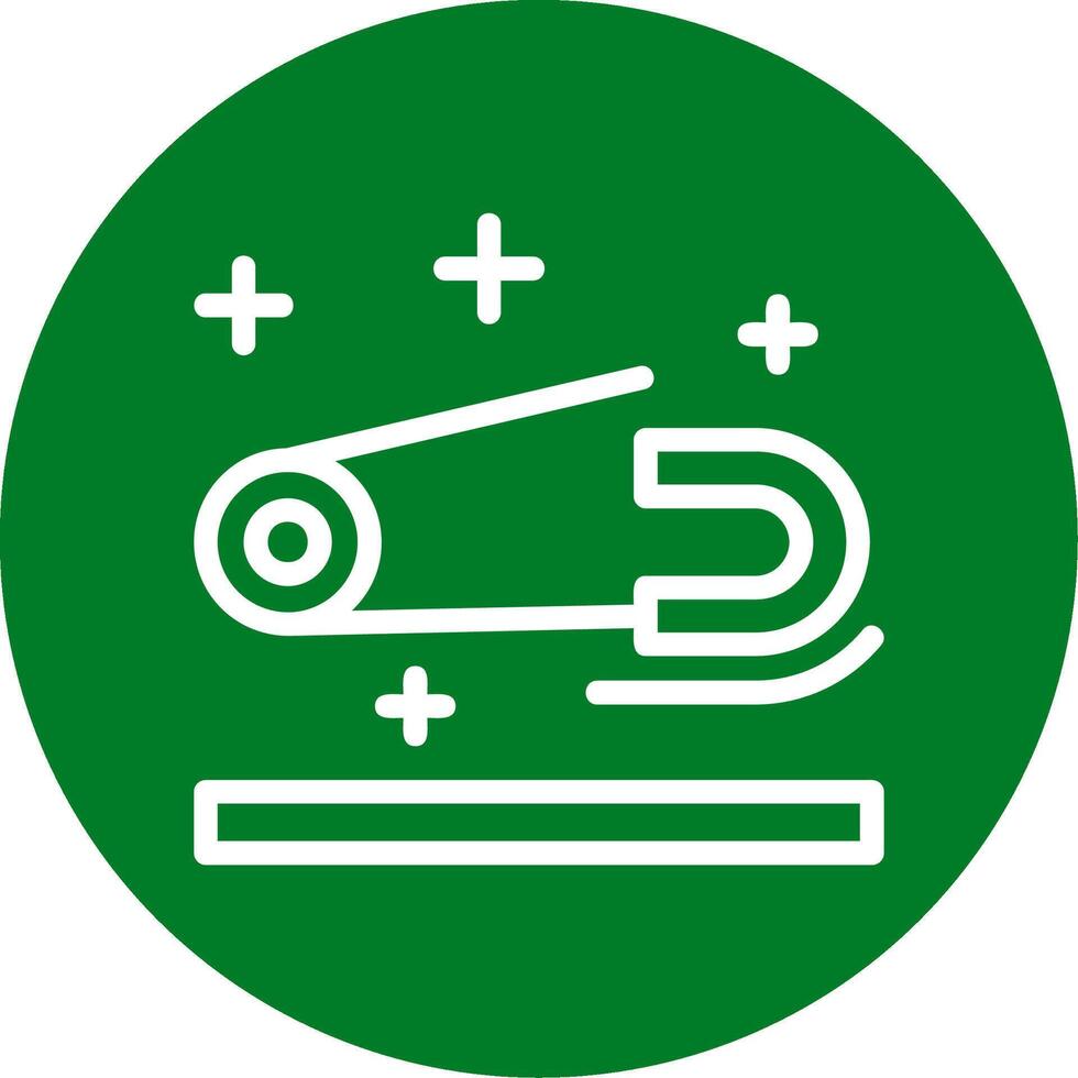 sécurité épingle contour cercle icône vecteur