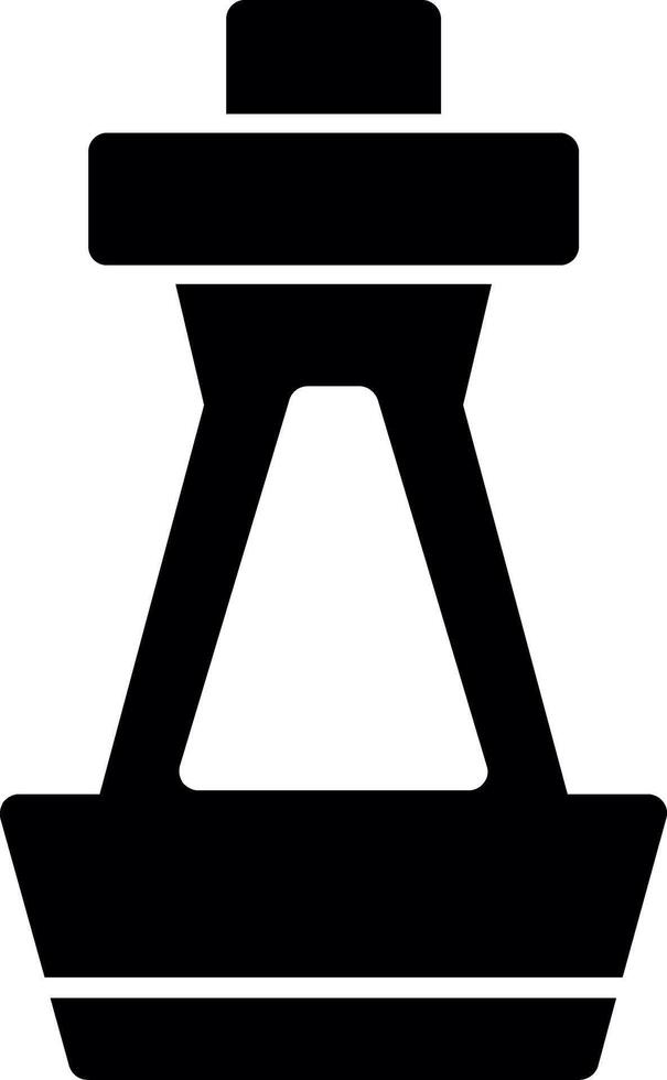 icône de glyphe de bouée vecteur