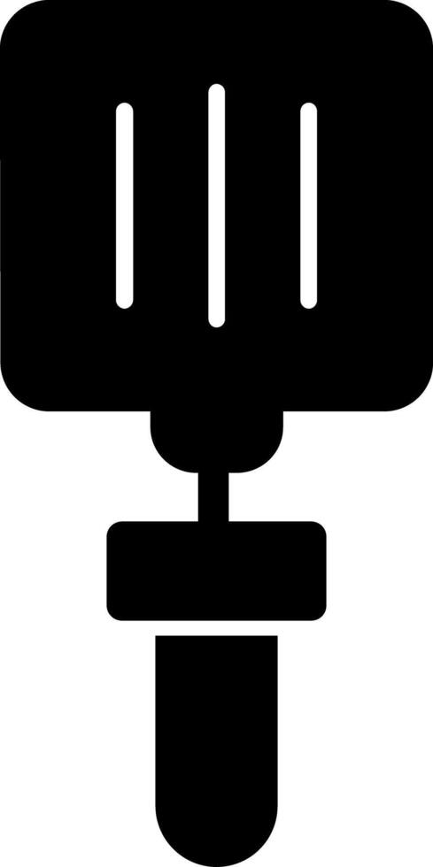 icône de glyphe de spatule vecteur