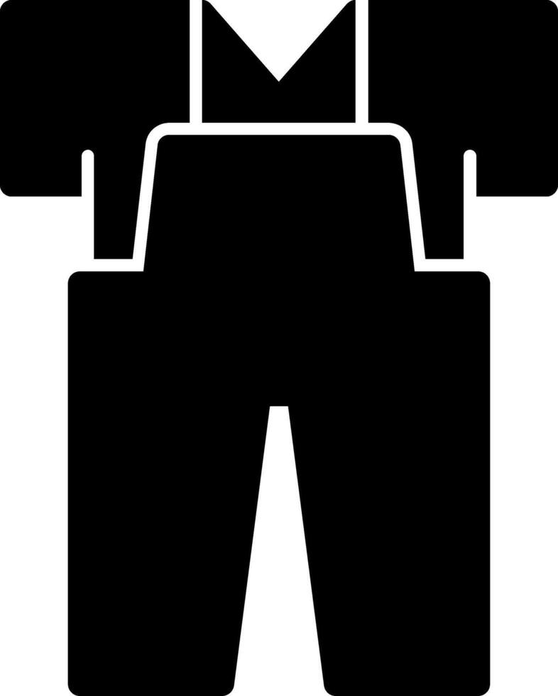 icône de glyphe de combinaison vecteur