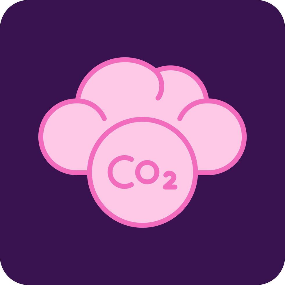 icône de vecteur de co2