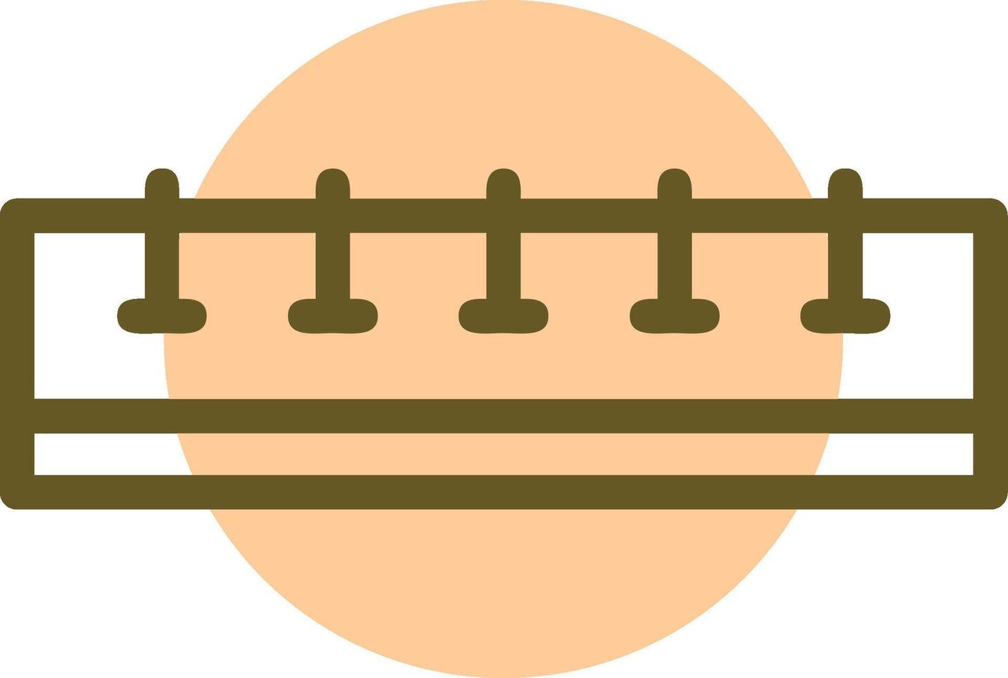 manteau grille linéaire cercle icône vecteur