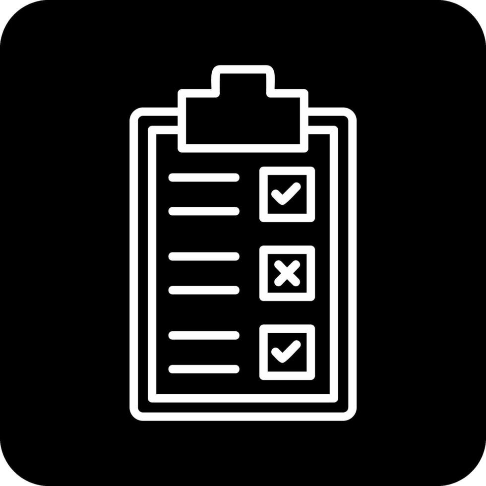 icône de vecteur de liste de contrôle