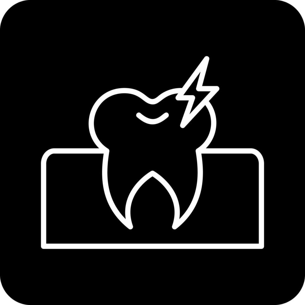 icône de vecteur de maux de dents