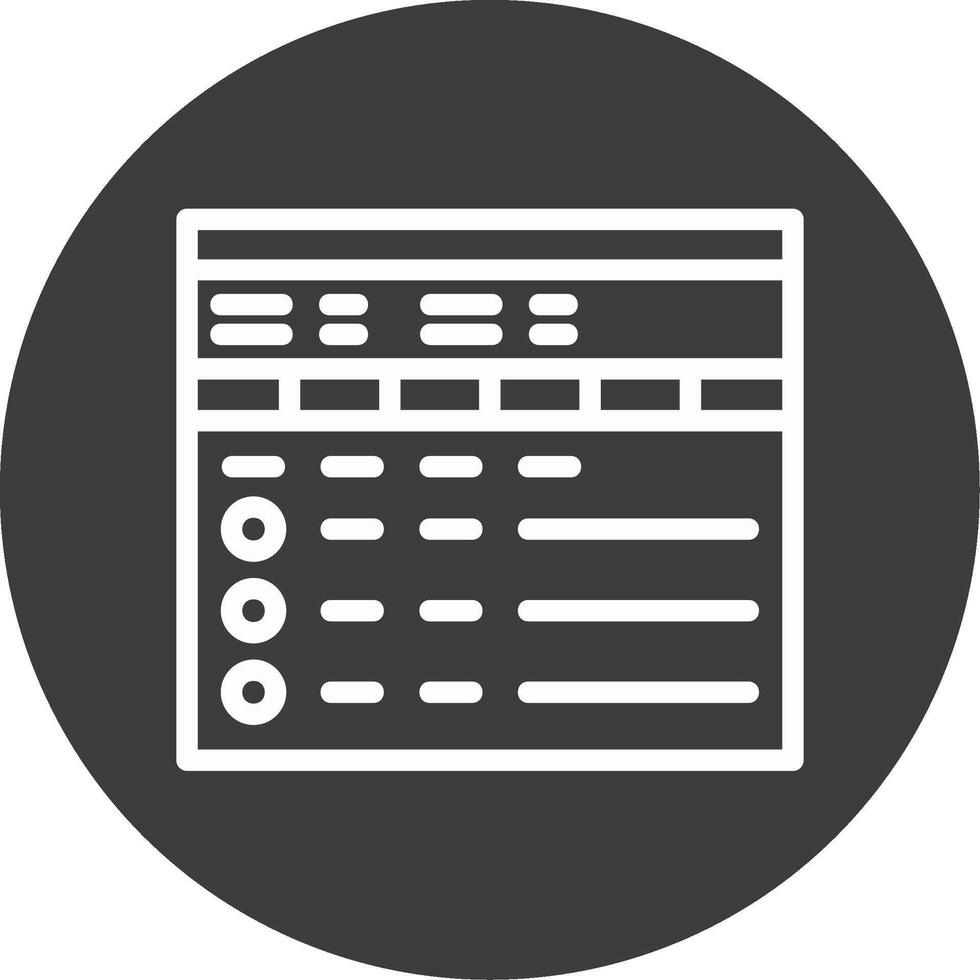 liste de contrôle contour cercle icône vecteur