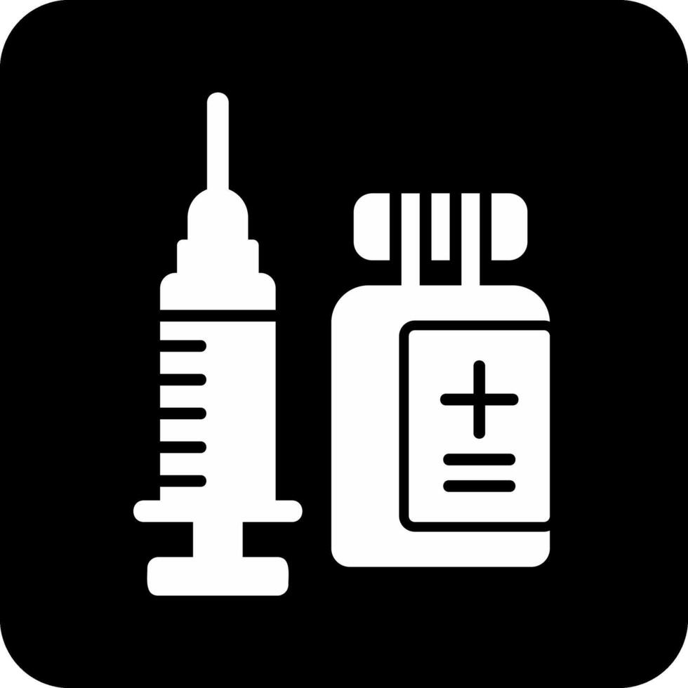 icône de vecteur de vaccination