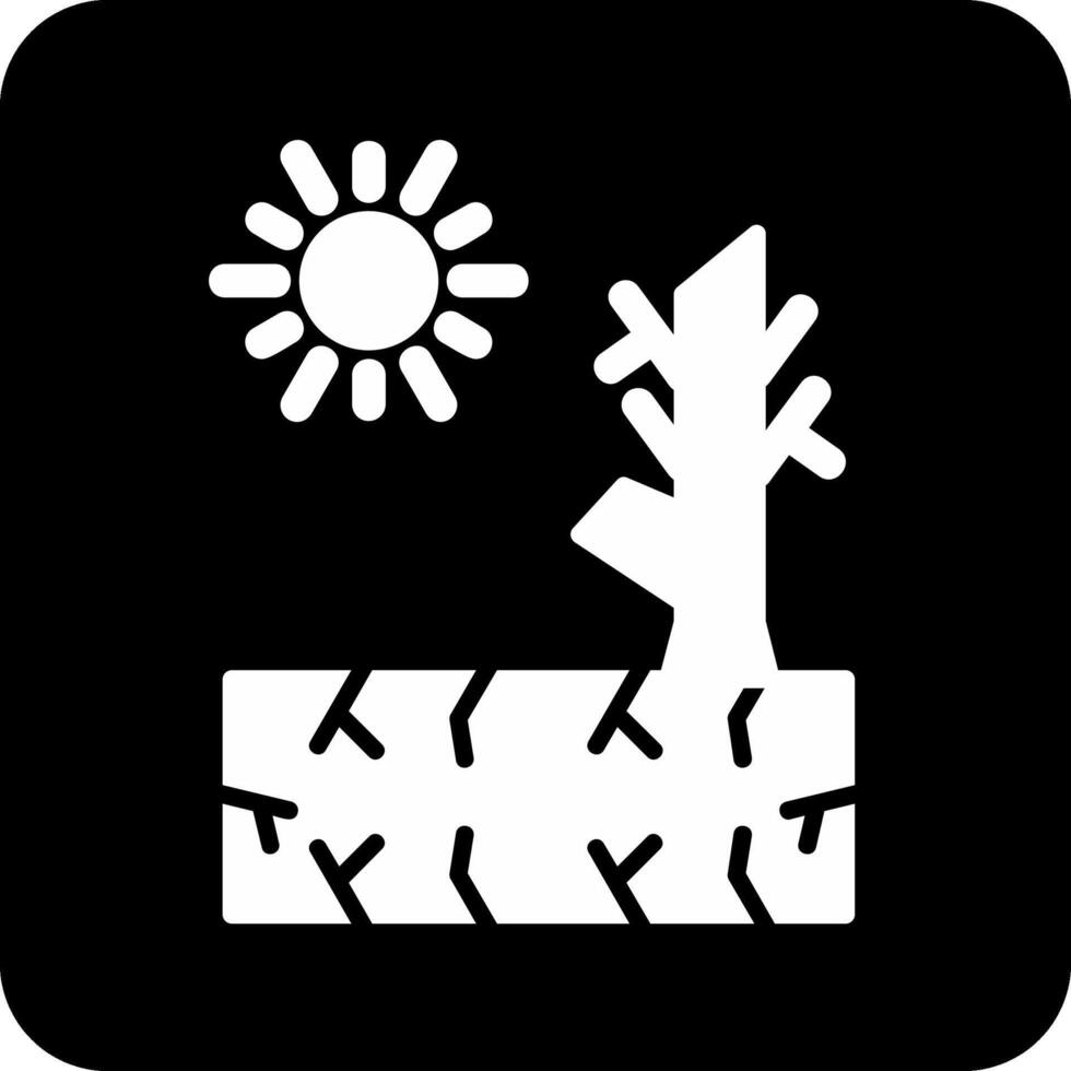 icône de vecteur de sécheresse