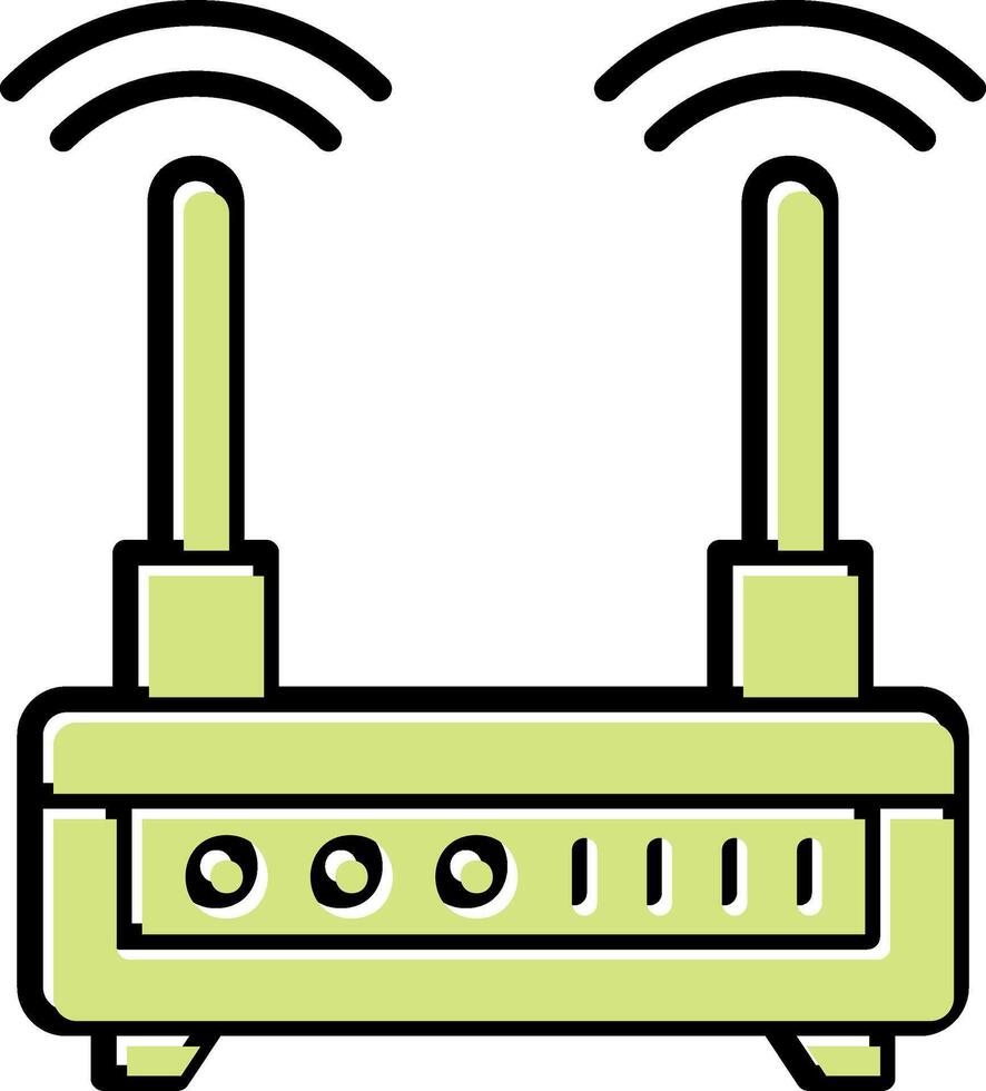 icône de vecteur de routeur wifi