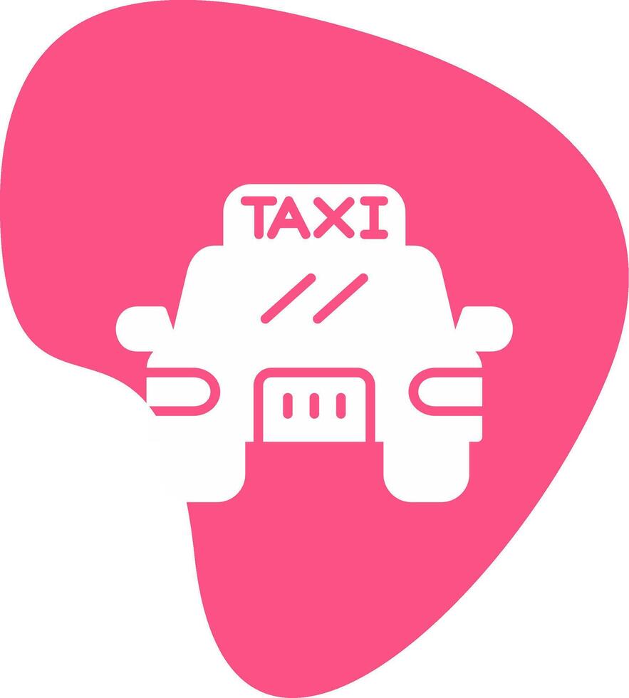 icône de vecteur de taxi