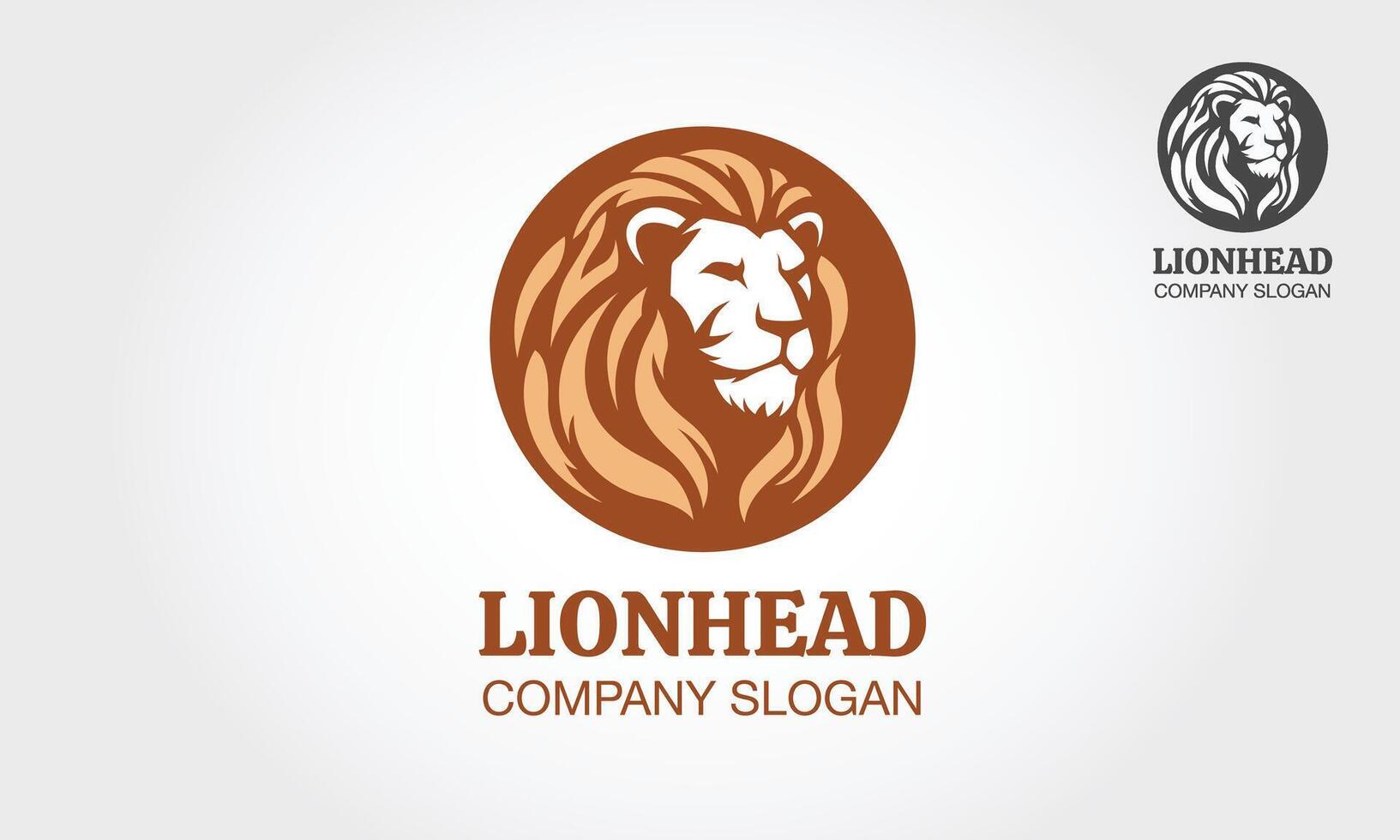 Lion tête vecteur logo modèle. cette est une décoratif Lion visage ou Lion tête base logo.