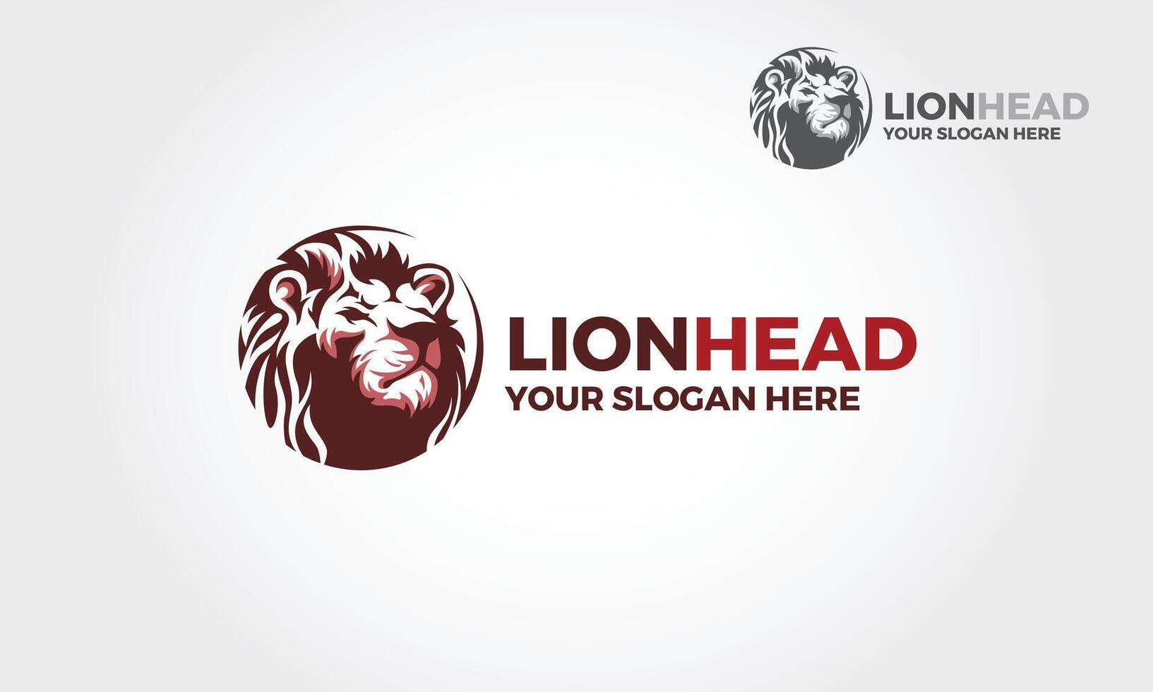 Lion tête vecteur logo modèle. cette génial logo est parfait pour affaires consultant, sécurité, loi les entreprises, comptables, assurance, luxe clubs, les studios et beaucoup autres.