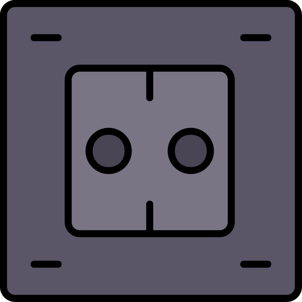 icône de vecteur de prise électrique