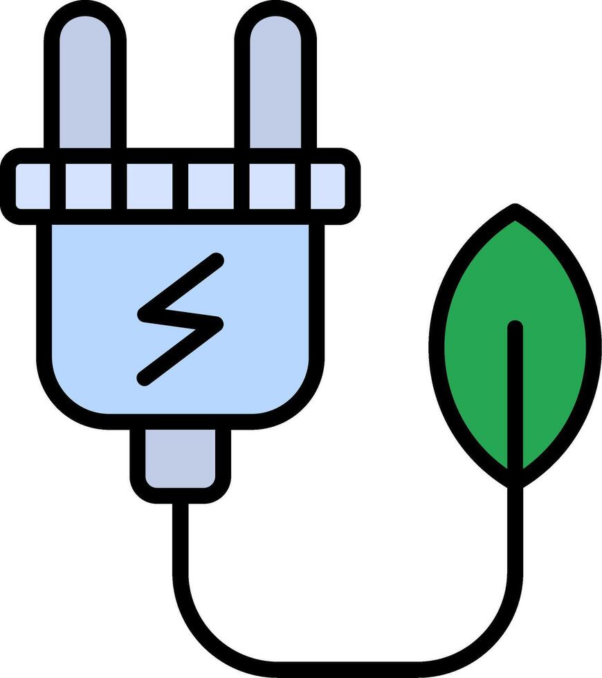 icône de vecteur d'énergie verte